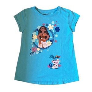 Disney Moana Fashion Tee Girls Size Medium (7/8)